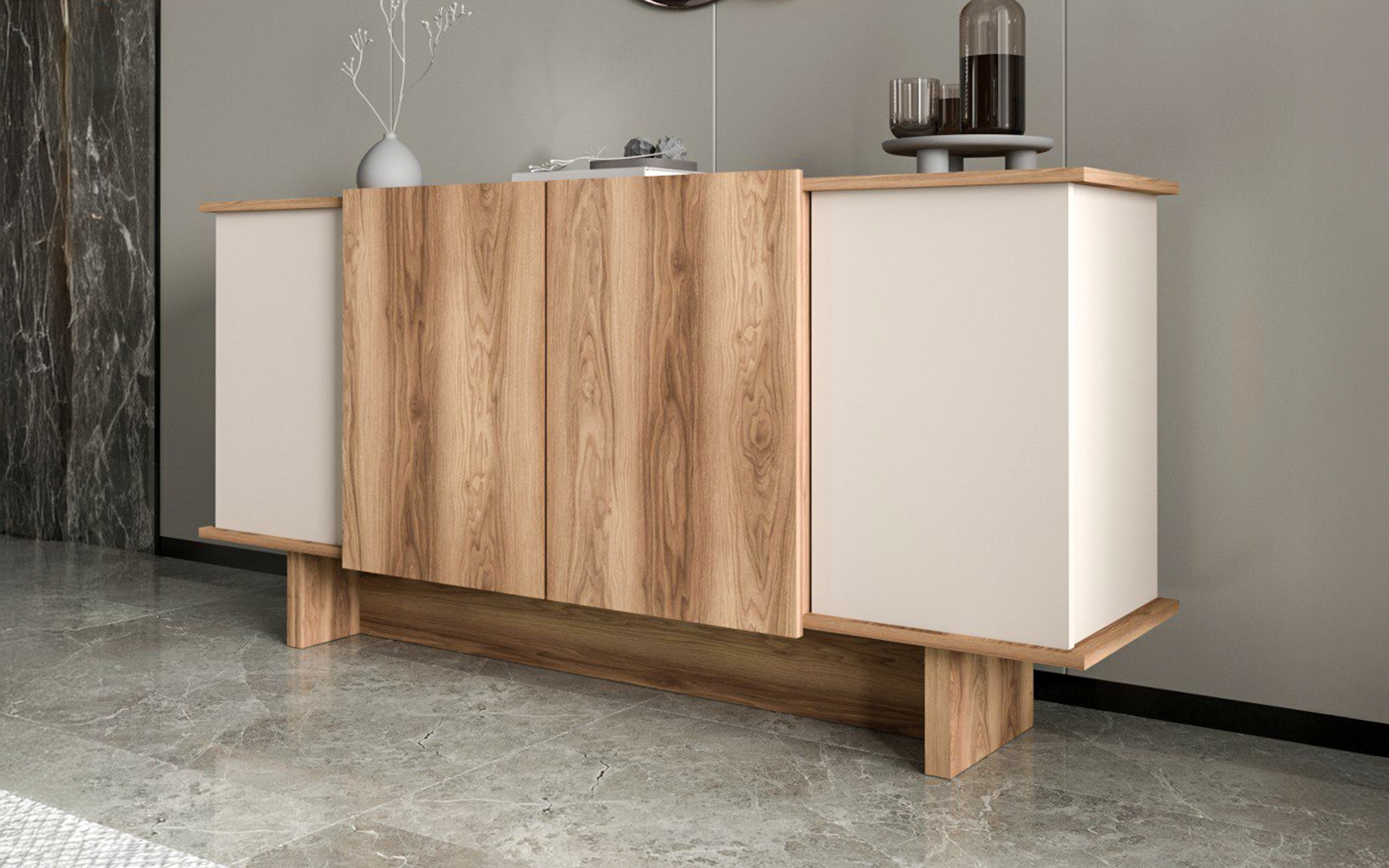 Comoda Delar, nuc + nisipiu  3